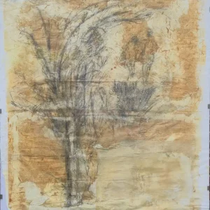 En forêt, tableau d'adé bernard